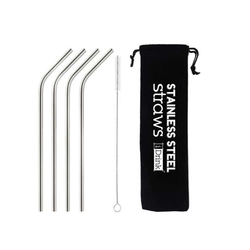 Picture of METAL STRAW SET 4 PCS